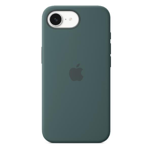 APPLE iPHONE 16e SILICON CASE COVER IN SILICONE LAKE GREEN